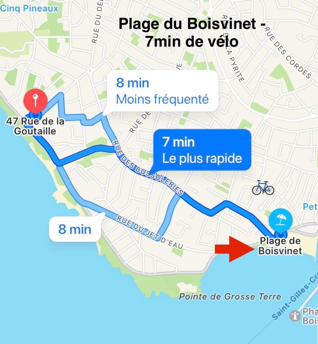 Apartment T2 4 Personnes Rdc 50m Et Corniche Saint-Hilaire-de-Riez